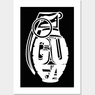 GUFA Grenade WHITE LG Posters and Art